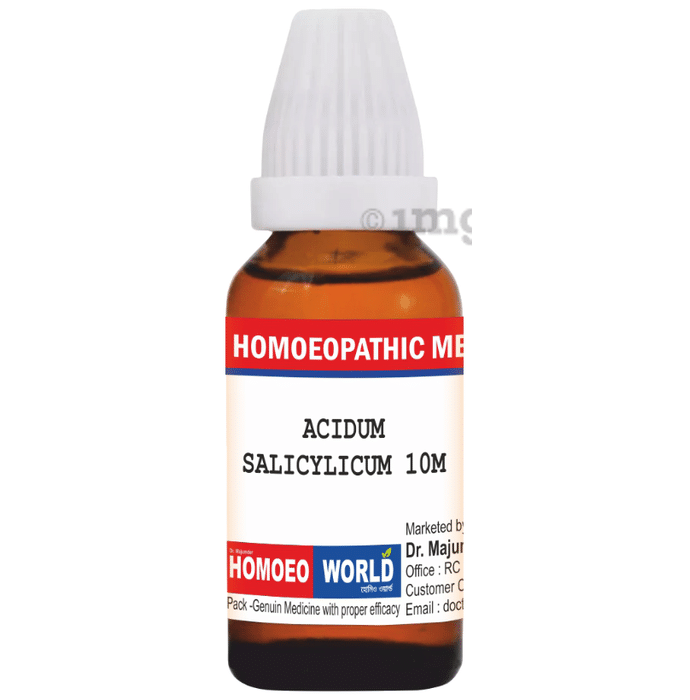 Dr. Majumder Homeo World Acidum Salicylicum Dilution (30ml Each) 10M