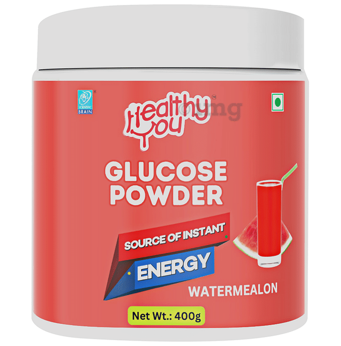 Healthy You Glucose Instant Energy Health Drink with Vitamin C Watermelon Powder