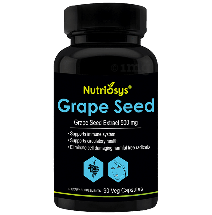 Nutriosys Grape Seed (500mg) Veg Capsule