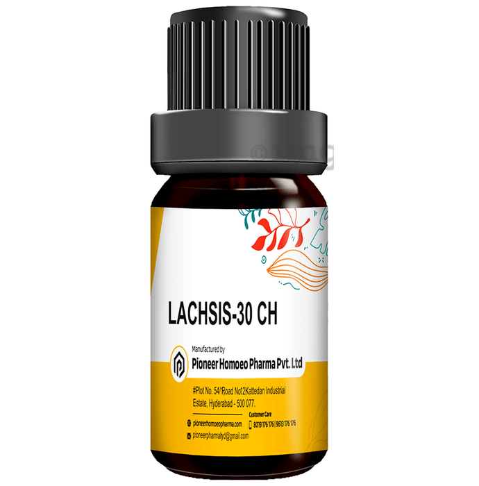 Pioneer Pharma Lachesis Globules Pellet Multidose Pills