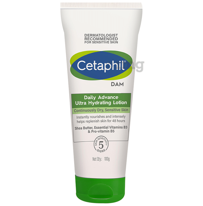 Cetaphil DAM Daily Advance Ultra-Hydrating Lotion | For Continuously Dry, Sensitive Skin