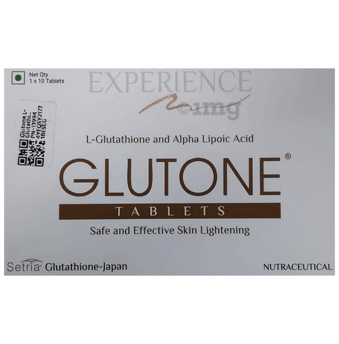 Glutone Tablet| L-Glutathione & Alpha Lipoic Acid