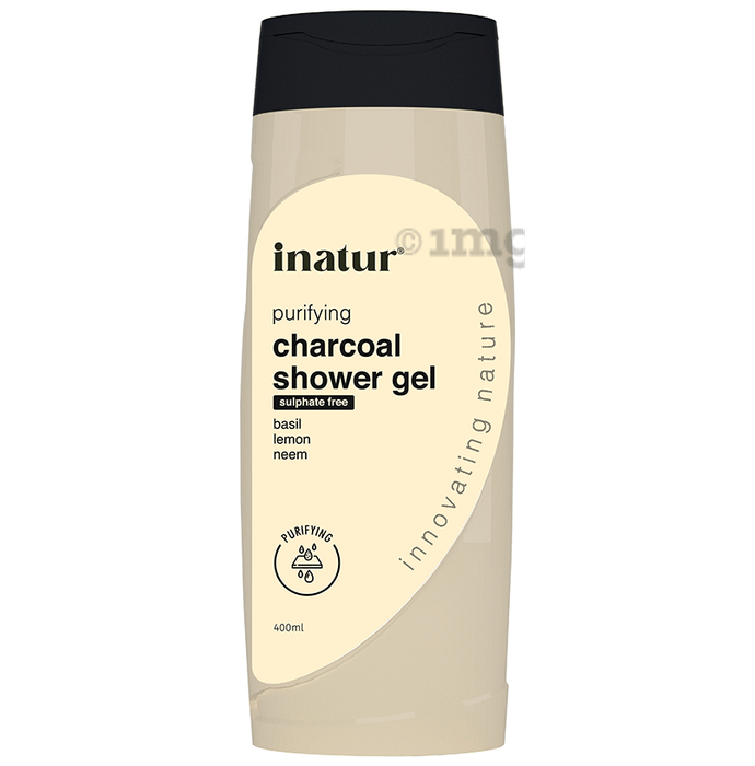 Inatur  Charcoal Shower  Gel