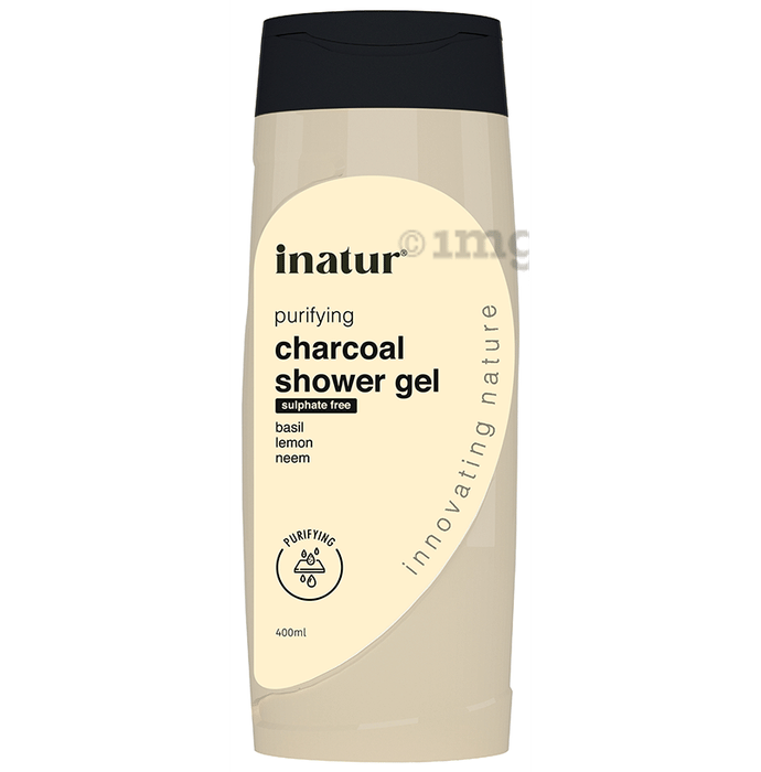 Inatur  Charcoal Shower  Gel