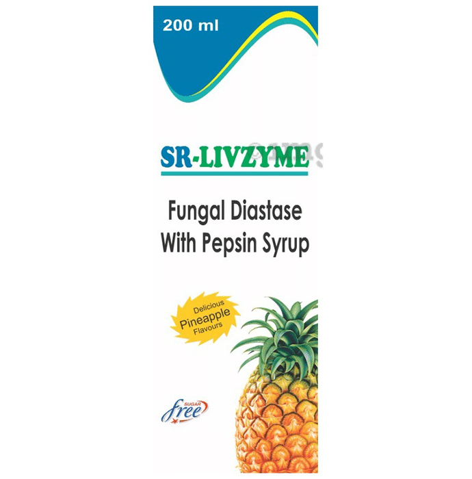 SR-Livzyme Delicious Pineapple Sugar Free Syrup