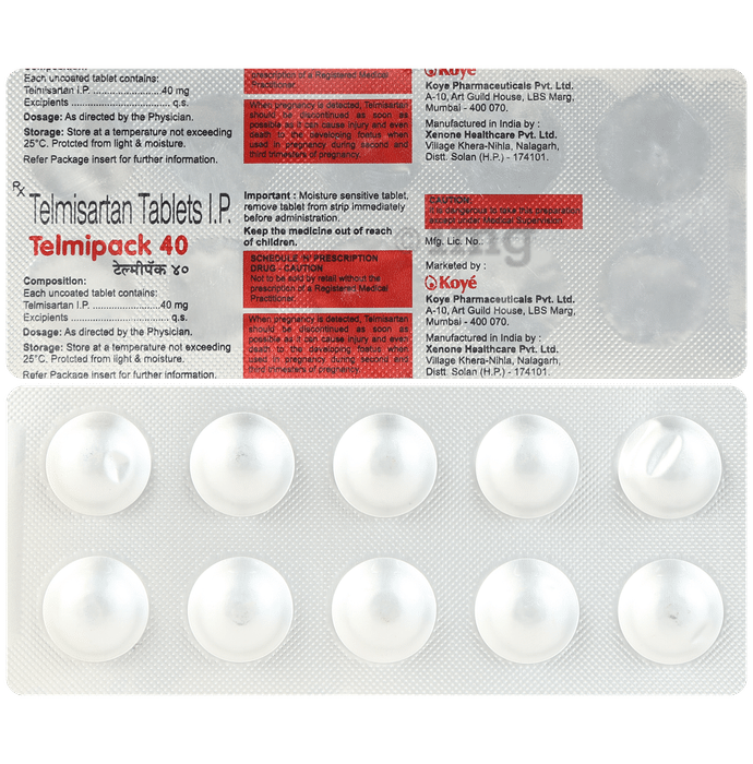 Telmipack 40 Tablet