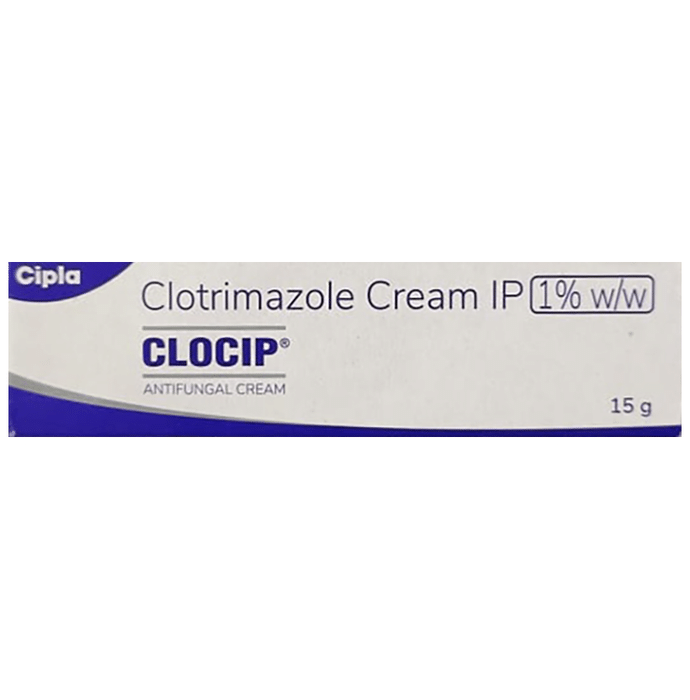 Clocip Clotrimazole Cream for Skin Infections (15 gm)
