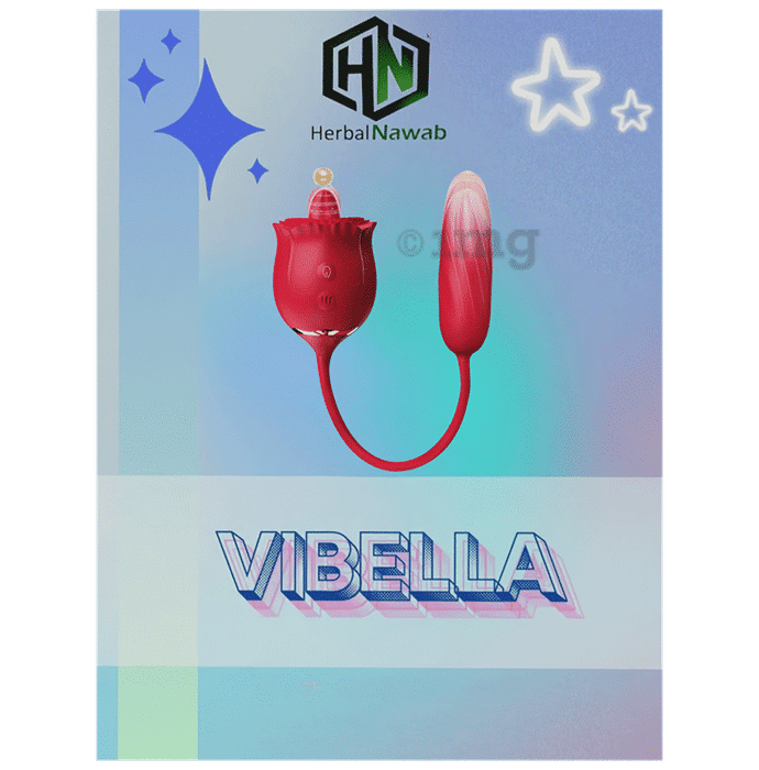 Herbal Nawab Vibella Red Rose Dual Motor Massager