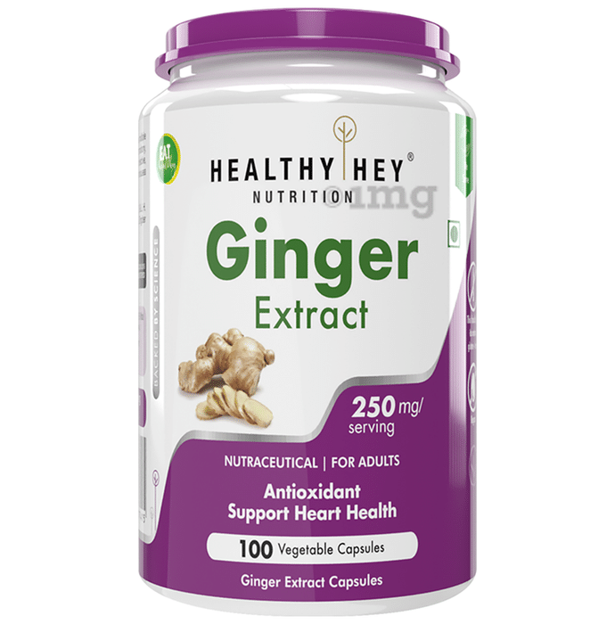 HealthyHey Ginger Extract Vegetable Capsule