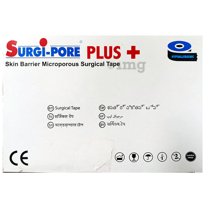 Surgi-Pore Plus Skin Barrier Microporous Surgical Tape 5cm x 9.14m