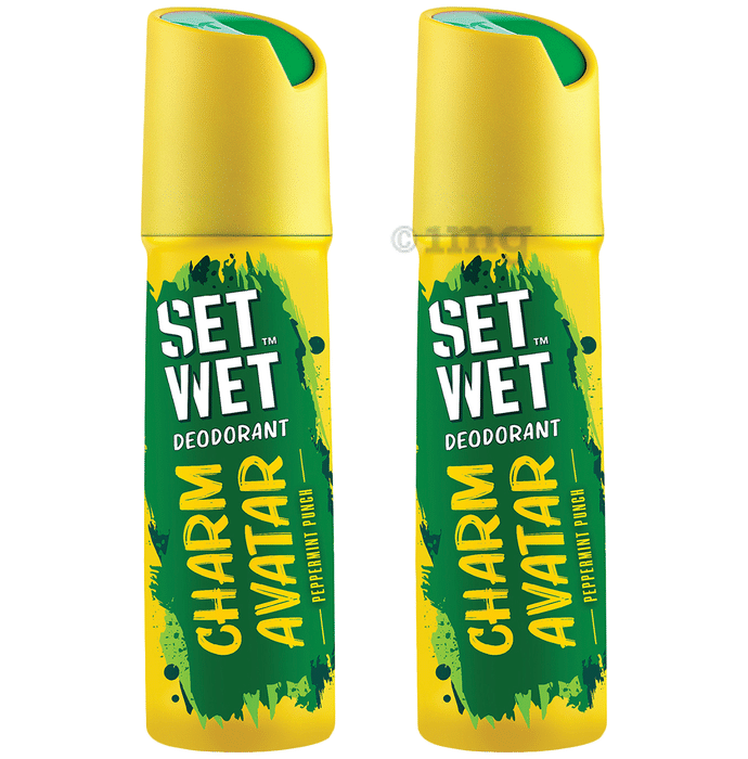 Set Wet Charm Avatar Deodorant (150ml Each)