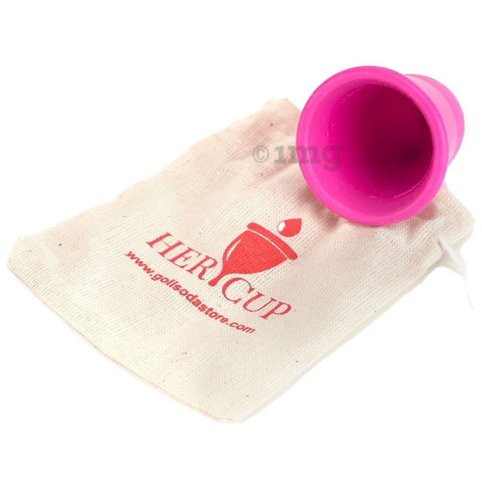 Goli Soda Her Cup Platinum-Cured Medical Grade Silicone Menstrual Cup Fushia