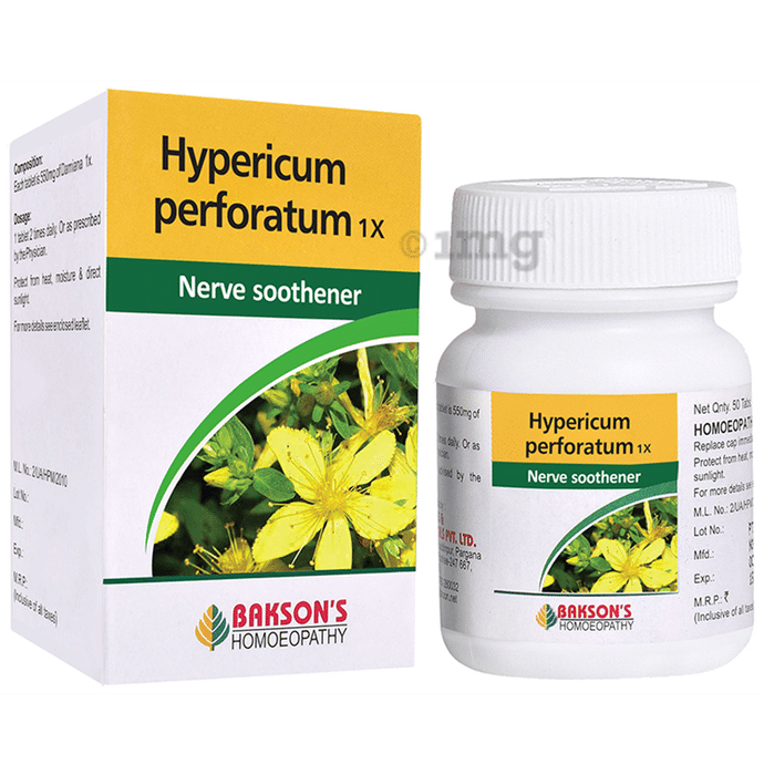 Bakson's Homeopathy Hypericum Perforatum 1X