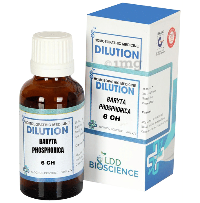 LDD Bioscience Baryta Phosphorica Dilution 6 CH