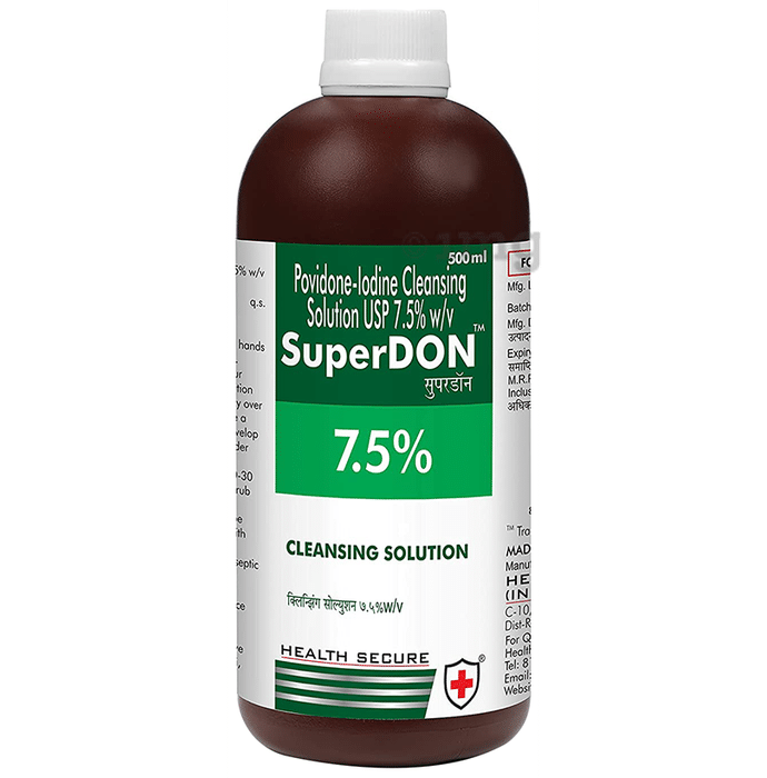Super Don Povidone-Iodine Cleansing Solution USP 7.5% w/v