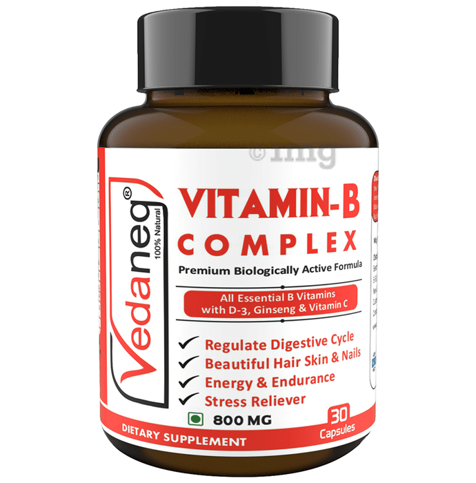Vedaneq Vitamin-B Complex 800mg Capsule
