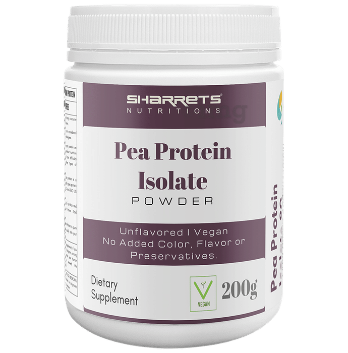 Sharrets Vegan Pea Protein Isolate 80 Powder Unflavored