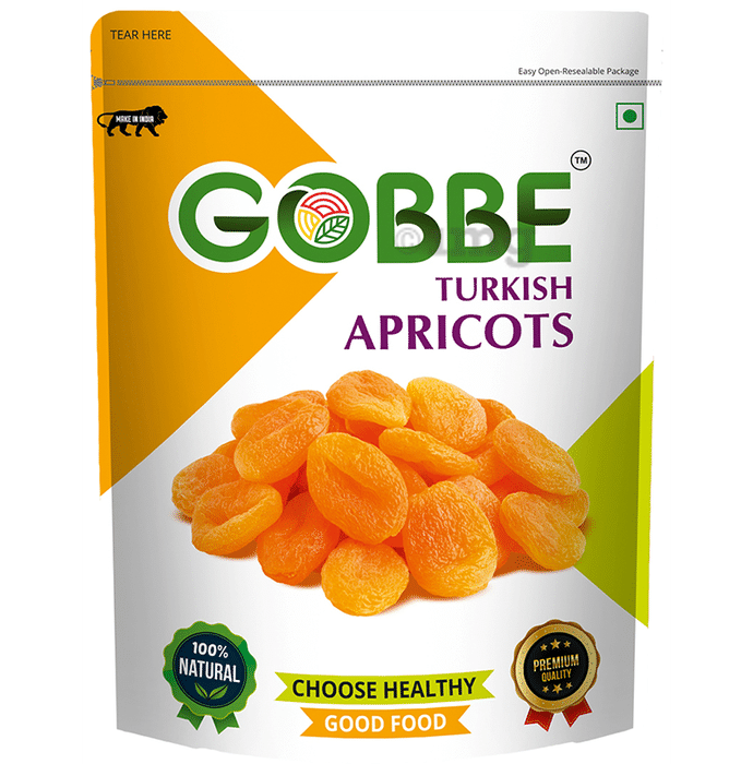 Gobbe Natural Turkish Apricots (200gm Each)