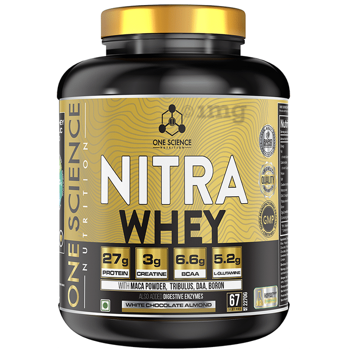 One Science Nutrition Nitra Whey Powder White Chocolate Almond