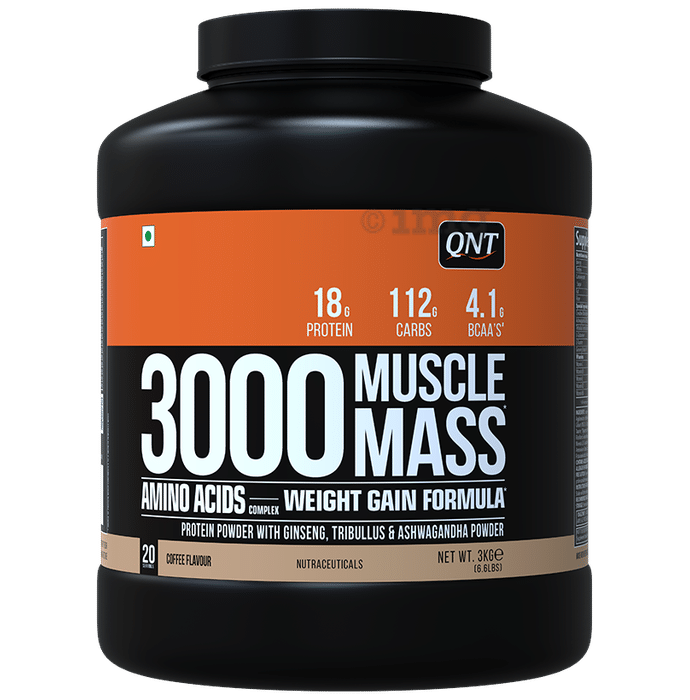 QNT 3000 Muscle Mass Powder Coffee
