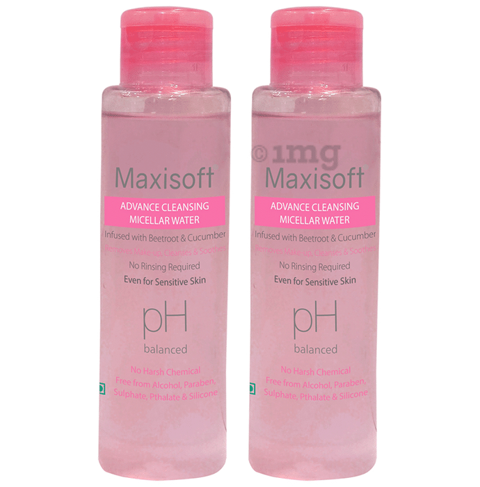 Maxisoft PH Balanced Advance Cleansing Micellar Water (100ml Each)