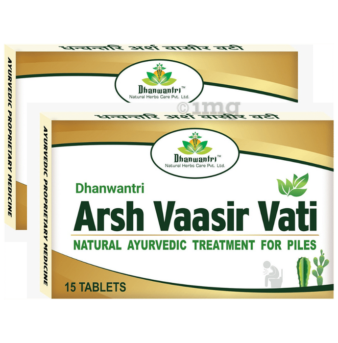 Dhanwantri Arsh Vaasir Vati (15 Each)