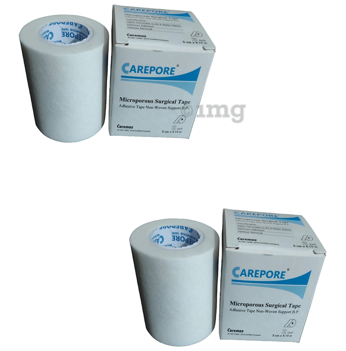 Carepore Microporous Surgical Tape 5cm x 9.14m