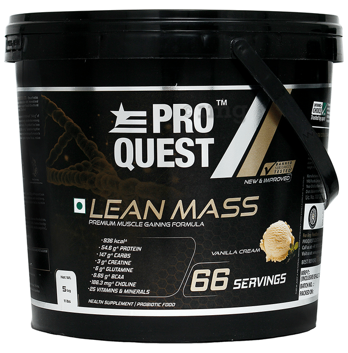 Pro Quest Lean Mass Powder Vanilla Cream