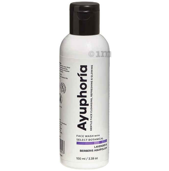 Ayuphoria Face Wash with Select Botanical Lavender & Berberis Aquifolium