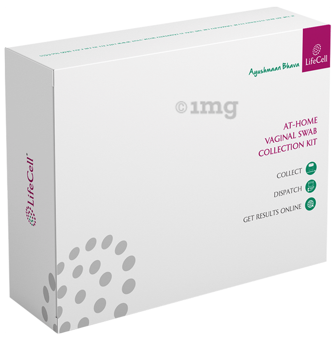 LifeCell HPV Test Female At Home Collection Kit for Cervical Cancer Screening