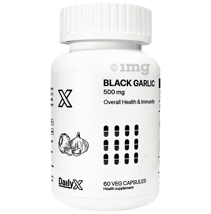 DailyX Black Garlic 500mg Veg Capsule (60 Each)