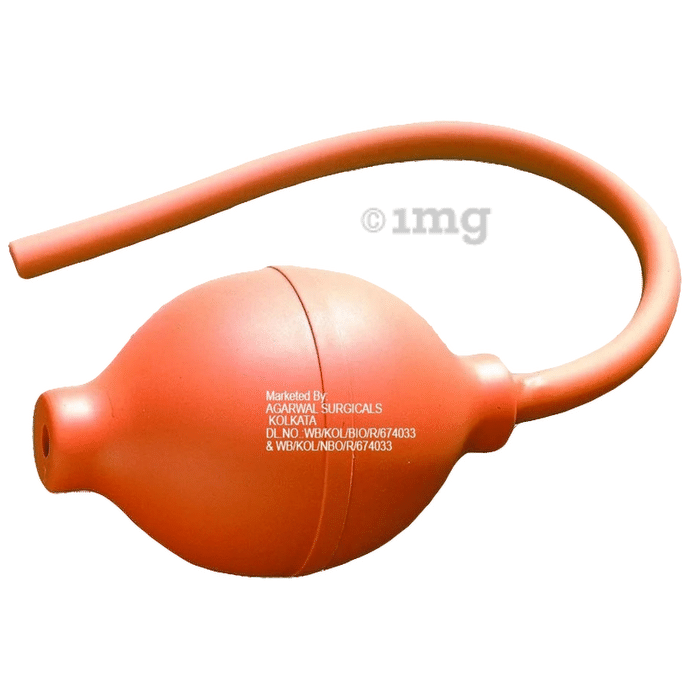 Agarwals  Rubber Bed Pan National With Automizer Bulb