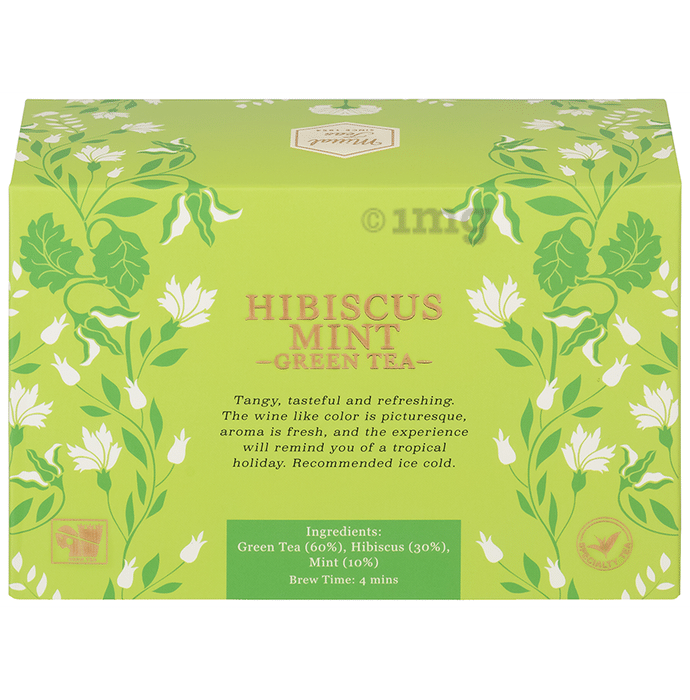 Mittal Teas Hibiscus Mint Green Tea Bags (20 Each)