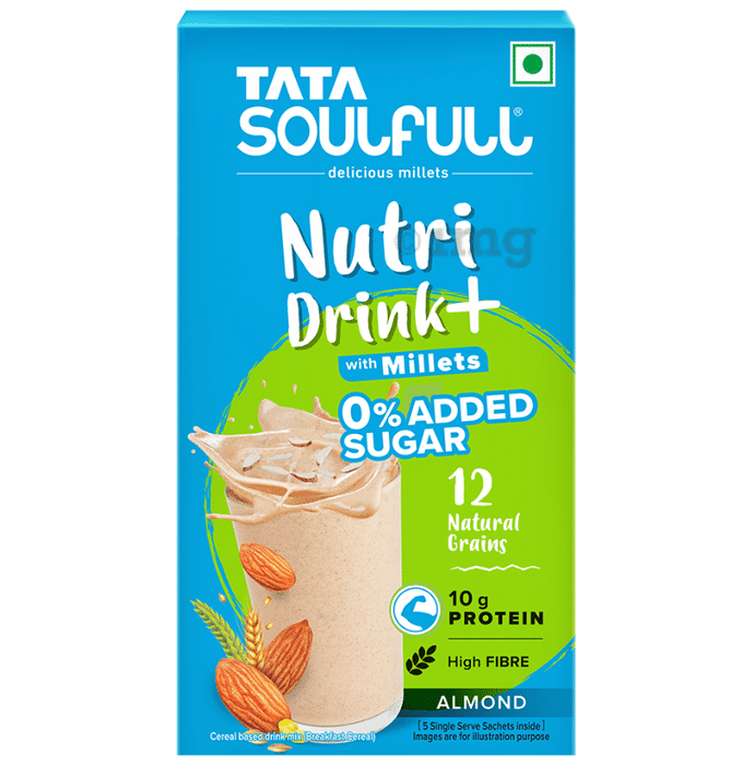 Tata Soulfull Nutri Drink+ with Millets No Added Sugar