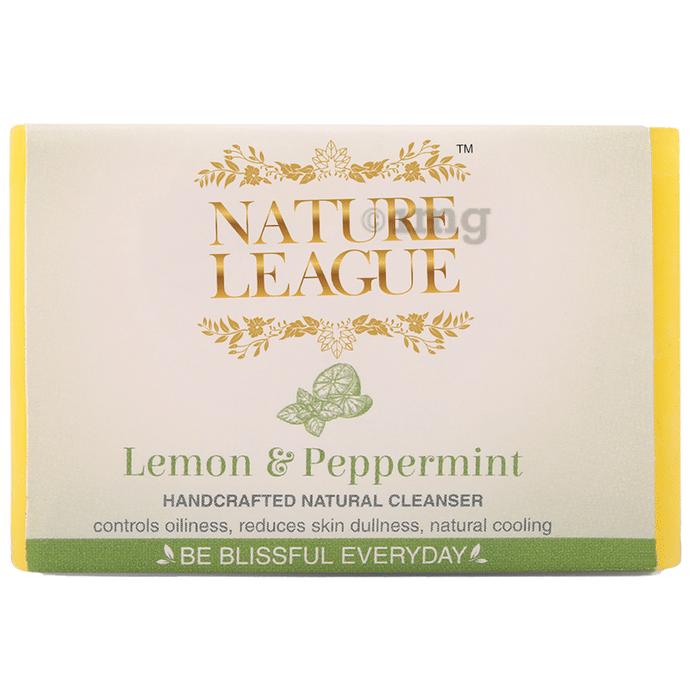 Nature League Lemon & Peppermint Handcrafted Natural Cleanser (100gm Each)