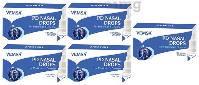 Vemsa PD Nasal Drops for Parkinson's Disease (5 Each)