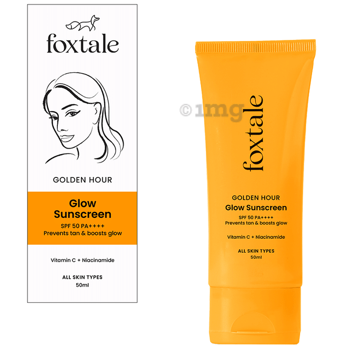 Foxtale Golden Hour Glow Sunscreen SPF 50 PA++++