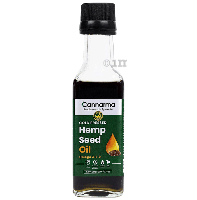 Cannarma Organic Omega 3-6-9, Hemp Seed Oil for Eyes, Heart, Bone & Immunity Support