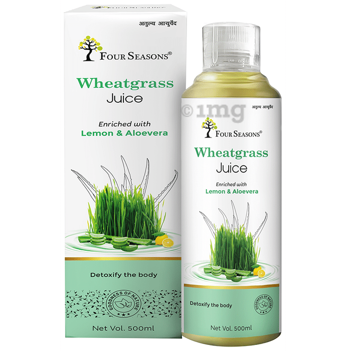 Four Seasons Wheatgrass Juice Buy bottle of 500.0 ml Juice at best