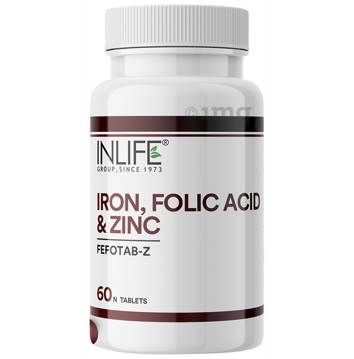 Inlife Fefotab- Z Iron Folic Acid & Zinc  Tablet