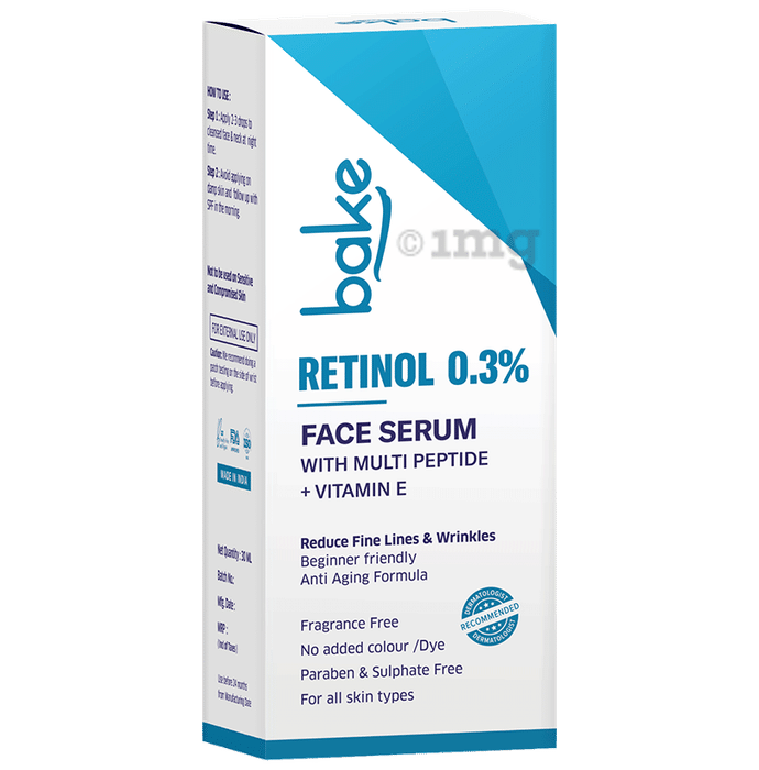 Bake 0.3% Retinol Anti Aging Face Serum