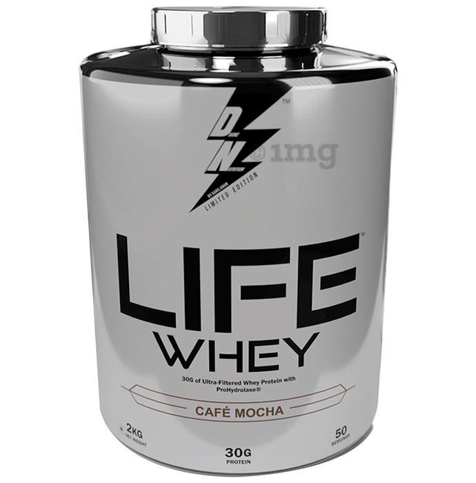 Divine Nutrition Life Whey Powder Cafe Mocha Buy jar of 2.0 kg Powder