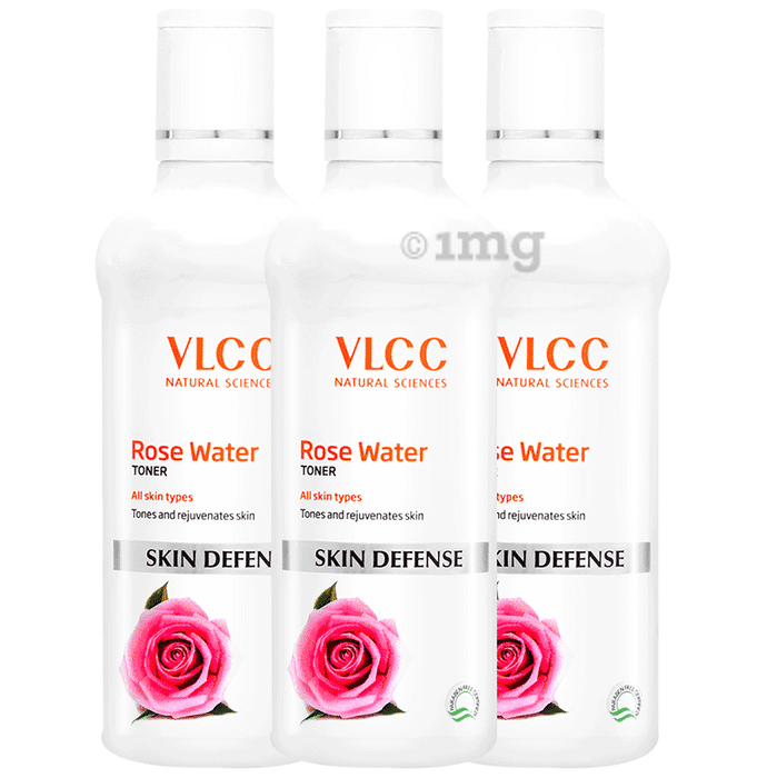VLCC Skin Defense Rose Water Toner (100ml Each)