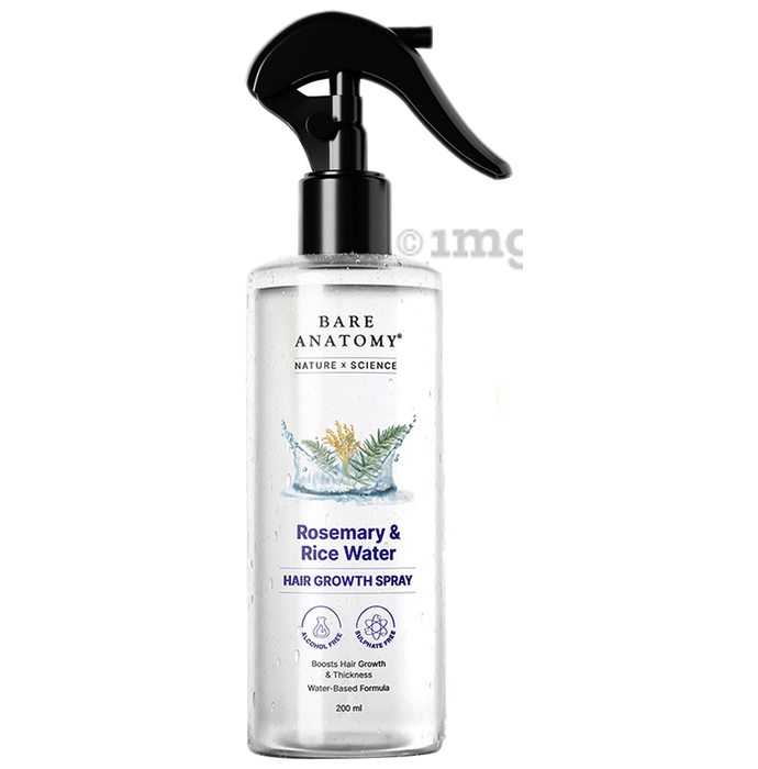 Bare Anatomy Rosemarry & Rice Water Hair Growth Spray