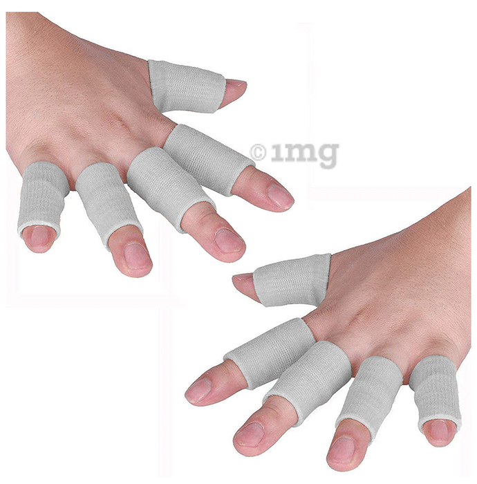 Joyfit Finger Sleeves for Support Grey
