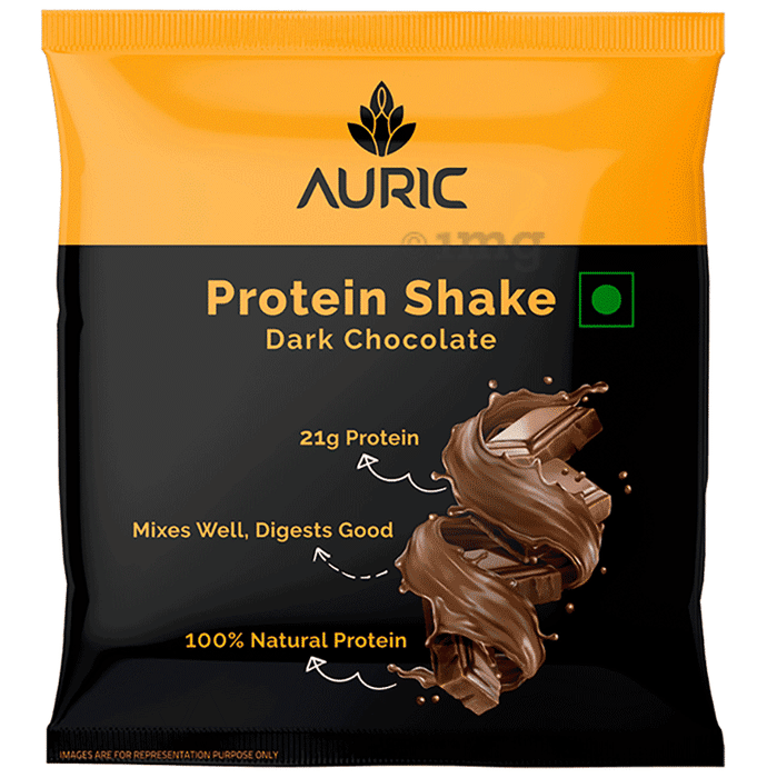 Auric Protein Shake Sachet (36gm Each) Dark Chocolate