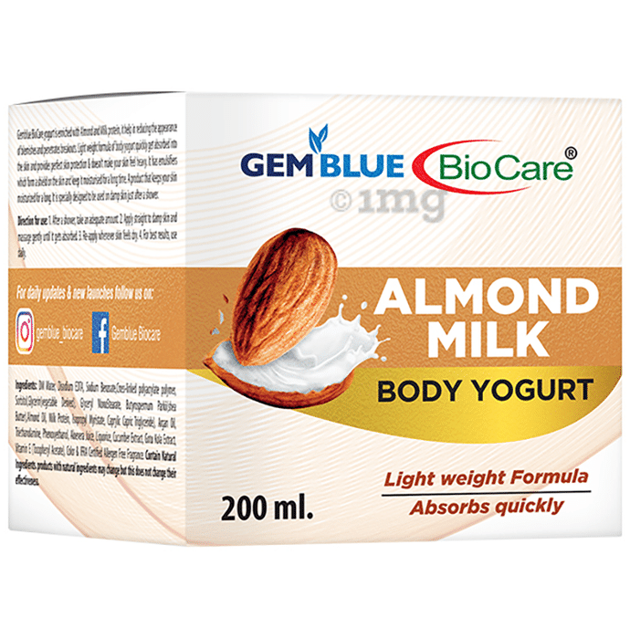Gemblue Biocare Almond Milk Body Yogurt