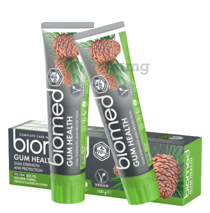 Biomed Complete Care Natural Toothpaste (100gm Each) Gum Health Buy 1 Get 1 Free