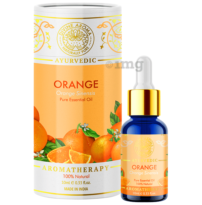 Divine Aroma Ayurvedic 100% Natural Pure Essential Oil Orange