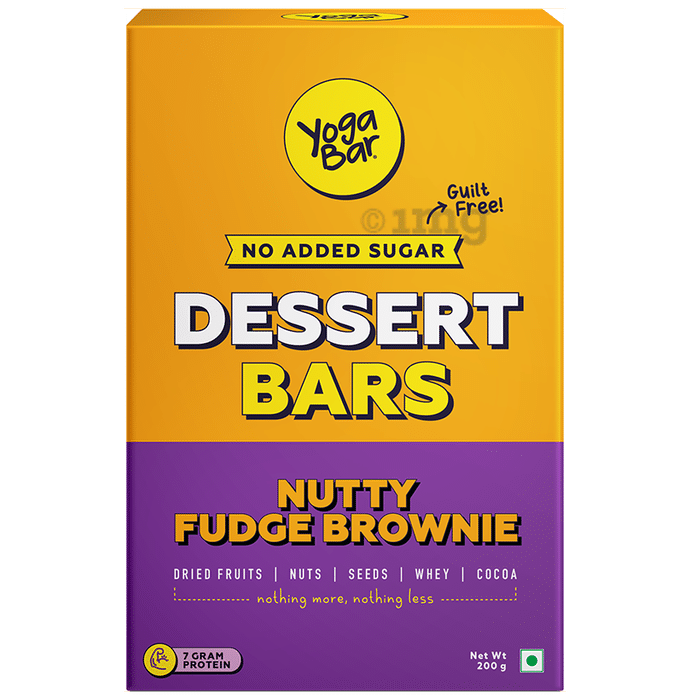 Yoga Bar Dessert (40gm Each) Nutty Fudge Brownie